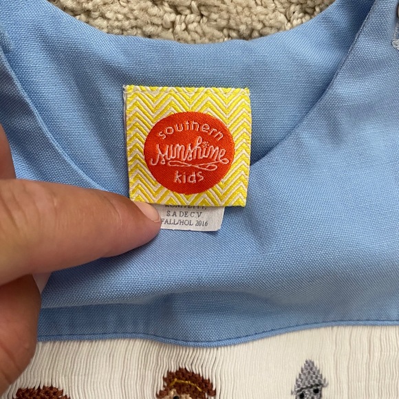 Souther Sunshine Smocked Wizard of Oz Longall - 3M - Picture 4 of 5